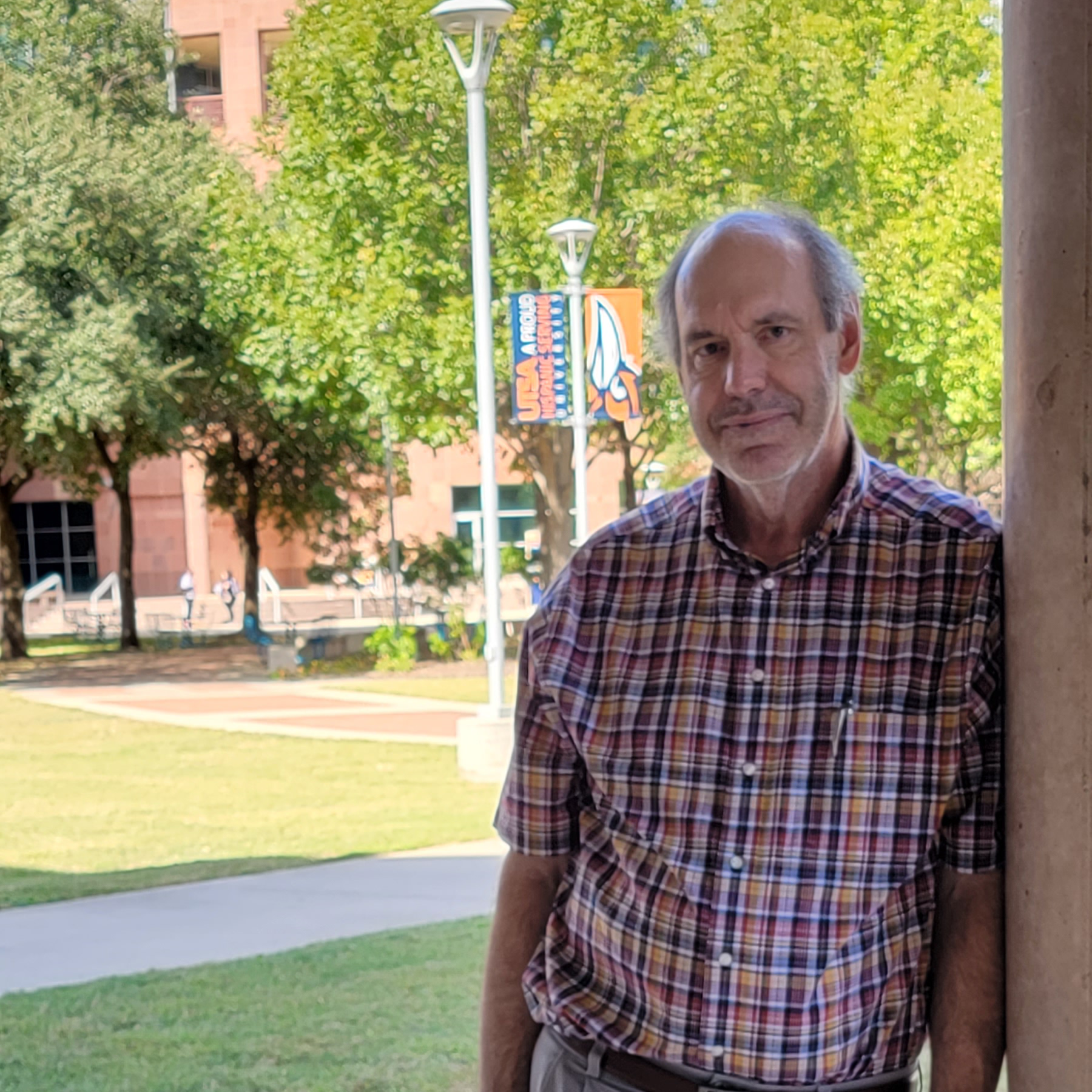 Dr. Jones at UTSA campus